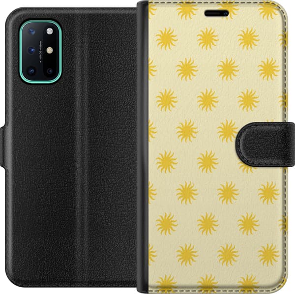 Kompatibelt Lommeboketui til OnePlus 8T Gule soler gul