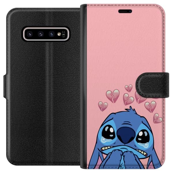 Kompatibelt Lommeboketui til Samsung Galaxy S10+ Stich