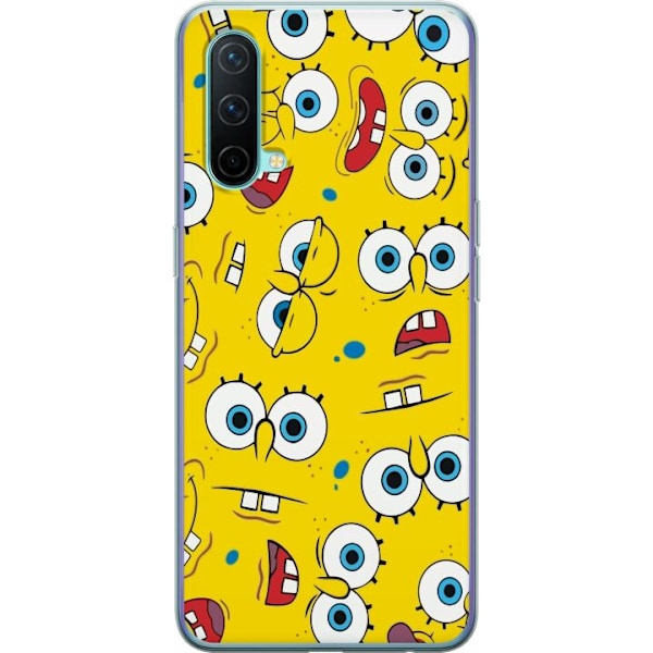 OnePlus Nord CE 5G Gennemsigtig cover SvampBob Firkant