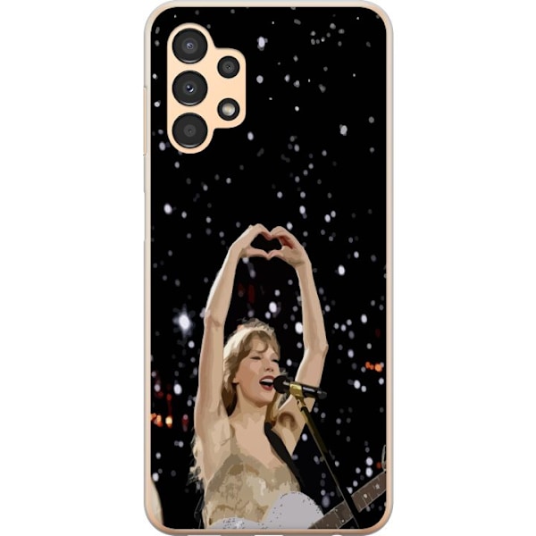 Samsung Galaxy A13 Läpinäkyvä kuori Taylor Swift