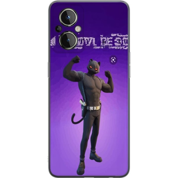 OnePlus Nord N20 5G Gennemsigtig cover Fortnite - Meowscles