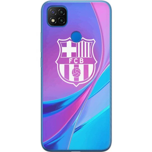 Xiaomi Redmi 9C Läpinäkyvä kuori FC Barcelona