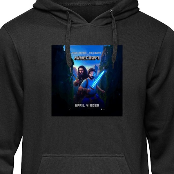 Barn-Hoodie | Mjuk Huvtröja för Barn A Minecraft Movie 7-8 År