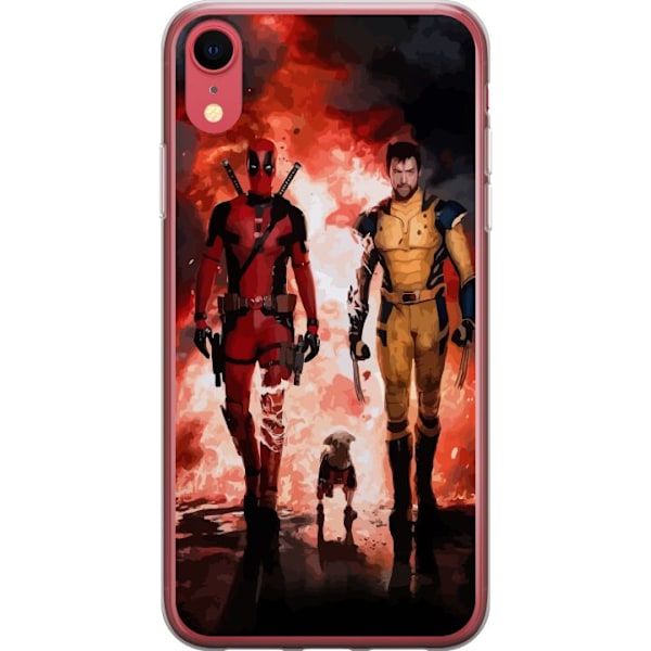 Apple iPhone XR Gennemsigtig cover Wolverine Deadpool