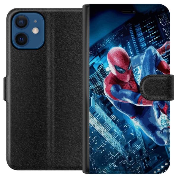 Kompatibelt Plånboksfodral till Apple iPhone 12 mini Spiderman