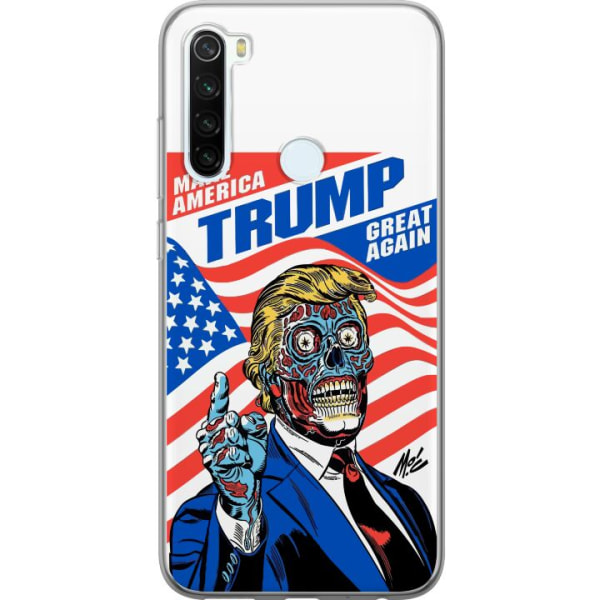 Xiaomi Redmi Note 8 Gjennomsiktig deksel  Trump