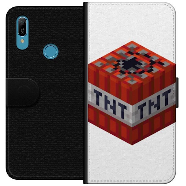 Huawei Y6 (2019) Tegnebogsetui Minecraft TNT
