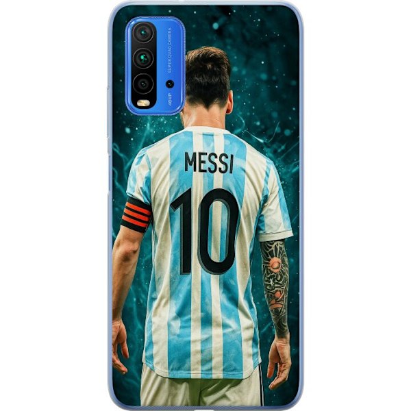 Xiaomi Redmi Note 9 4G Läpinäkyvä kuori Messi
