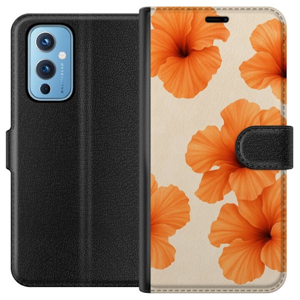 OnePlus 9 Lompakkokotelo Papaya Punch