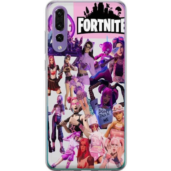 Huawei P20 Pro Läpinäkyvä kuori Fortnite