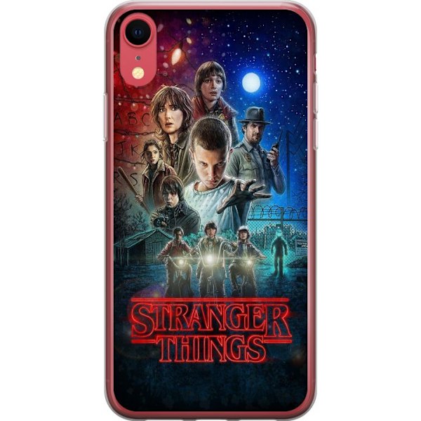 Apple iPhone XR Genomskinligt Skal Stranger Things