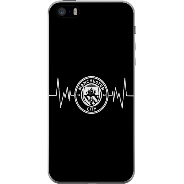 Apple iPhone SE (2016) Gennemsigtig cover Manchester City F.C.