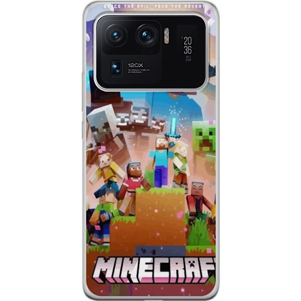 Xiaomi Mi 11 Ultra Läpinäkyvä kuori Minecraft