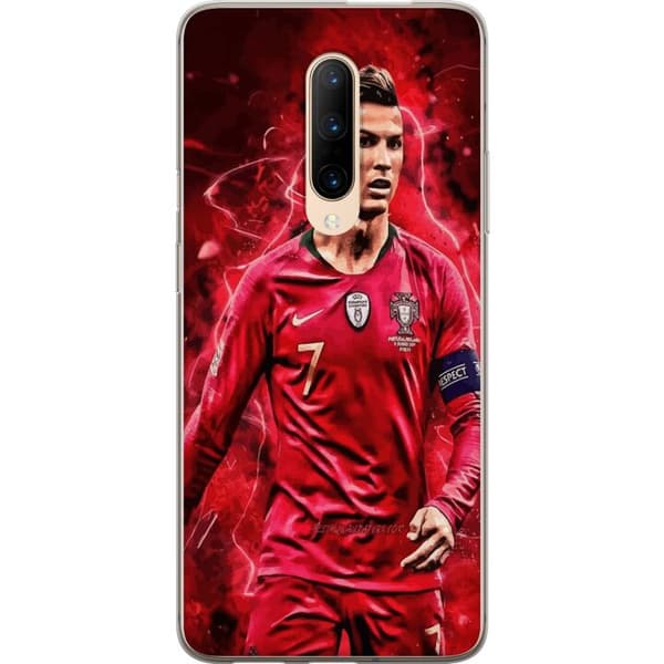 Kompatibelt Mobildeksel til OnePlus 7 Pro Ronaldo Ferdigheter - CR7 Design for Ekte Supportere