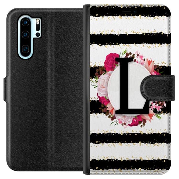 Kompatibel Tegnebogsetui til Huawei P30 Pro Bogstavet L