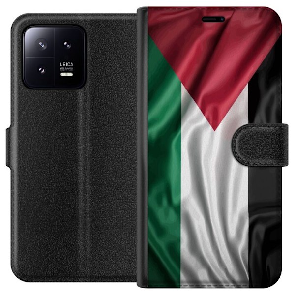 Xiaomi 13 Tegnebogsetui Palestinaflaget – ikonisk frihedssymbol i rød, sort, hvid og grøn