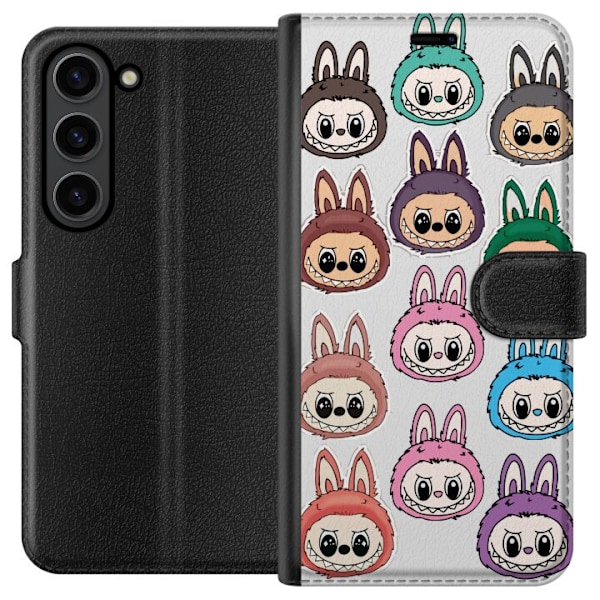 Samsung Galaxy S24+ Tegnebogsetui Labubu Macaron Monster - Nut