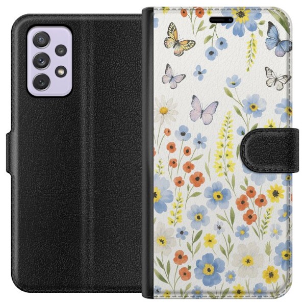 Samsung Galaxy A52s 5G Plånboksfodral Sommarblommor