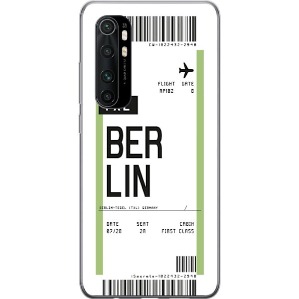 Xiaomi Mi Note 10 Lite Gjennomsiktig deksel Berlin