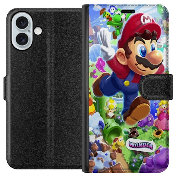 Apple iPhone 16 Plus Tegnebogsetui Super Mario Wonder