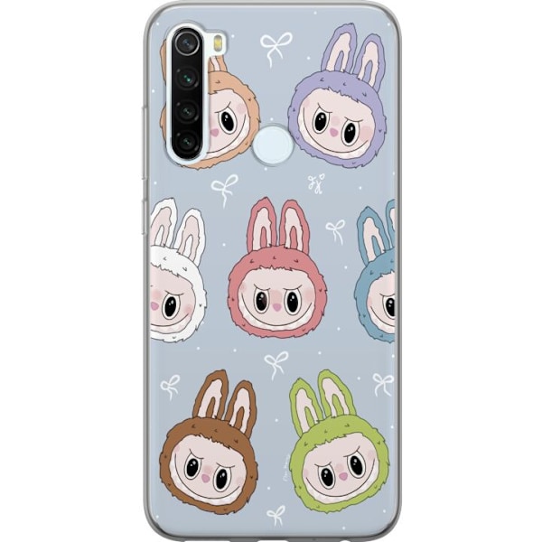 Xiaomi Redmi Note 8 Genomskinligt Skal Labubu Star Pattern –