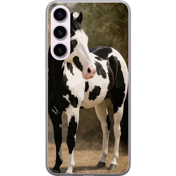 Samsung Galaxy S23+ Läpinäkyvä kuori Kaunis Hevonen - elega