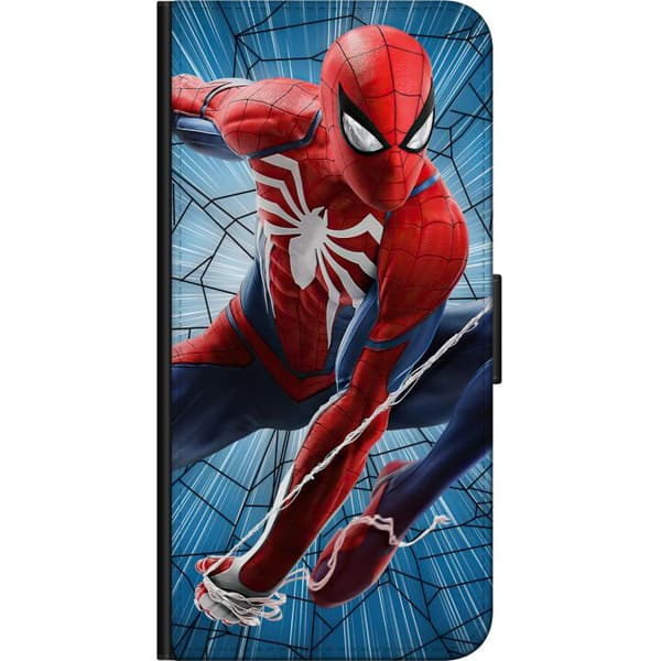 Kompatibelt Plånboksfodral till Samsung Galaxy A20s Spiderman