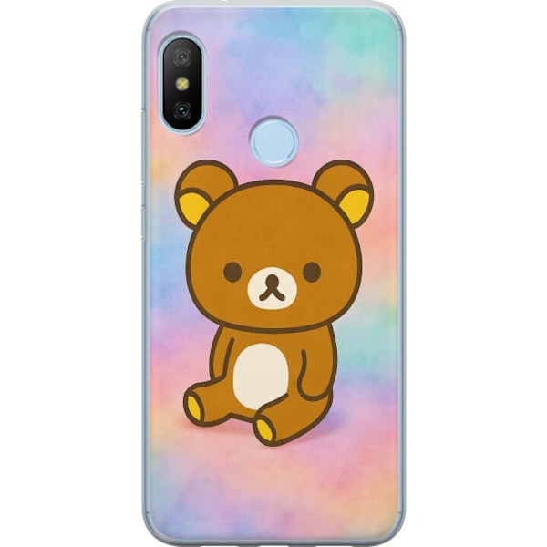 Xiaomi Mi A2 Lite Gjennomsiktig deksel Kawaii Sanrio Rilakkuma