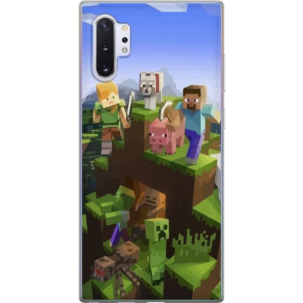 Kompatibelt Mobildeksel til Samsung Galaxy Note10+ MineCraft