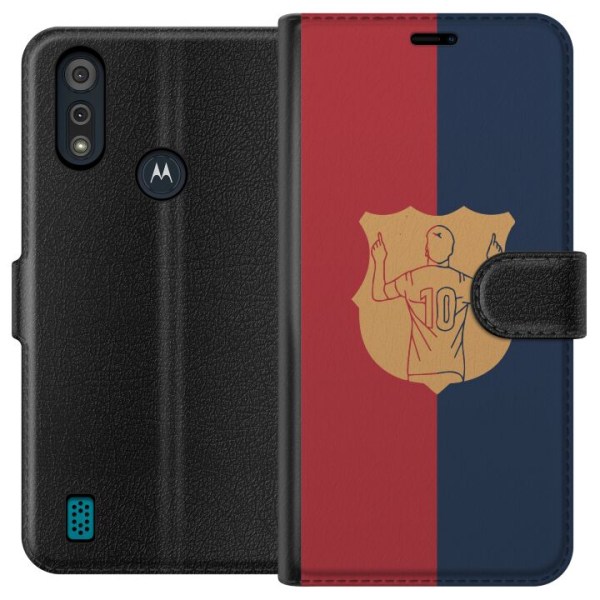 Motorola Moto E6i Plånboksfodral FC Barcelona