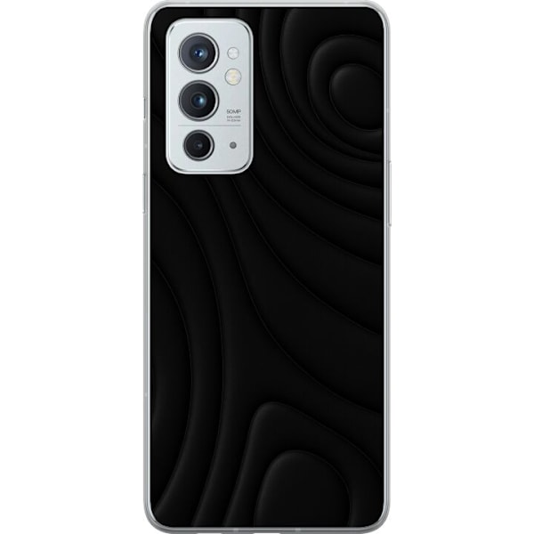 OnePlus 9RT 5G Gjennomsiktig deksel Svarte Bølger