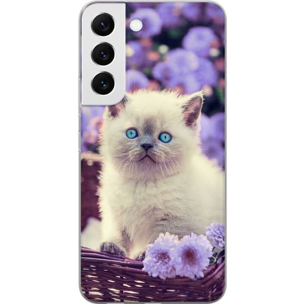 Kompatibelt Mobildeksel til Samsung Galaxy S22 5G Katt