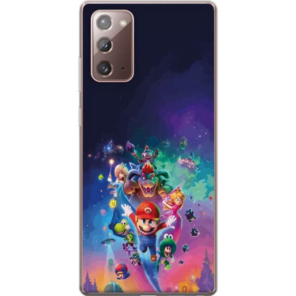 Kompatibelt Mobildeksel til Samsung Galaxy Note20 GSuper Mario flerfarget