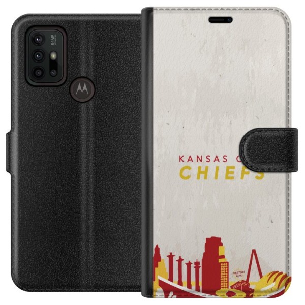 Motorola Moto G30 Plånboksfodral Kansas City Chiefs