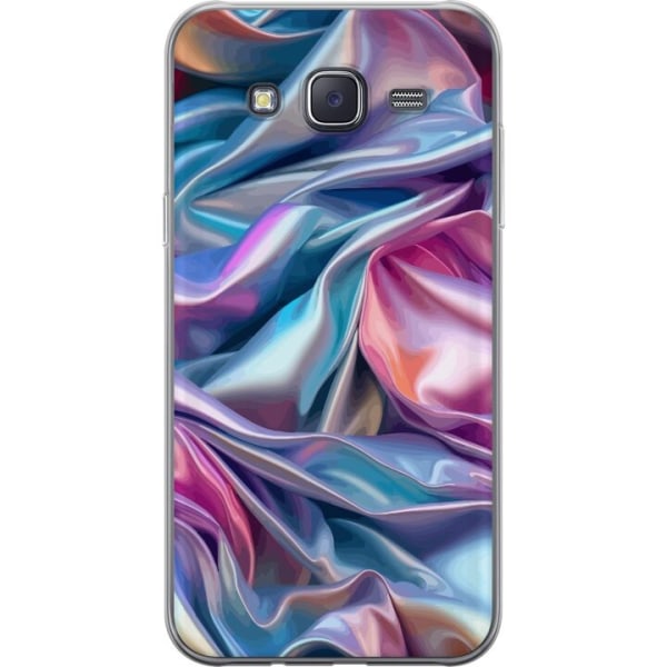 Samsung Galaxy J5 Läpinäkyvä kuori Hohtava silkki