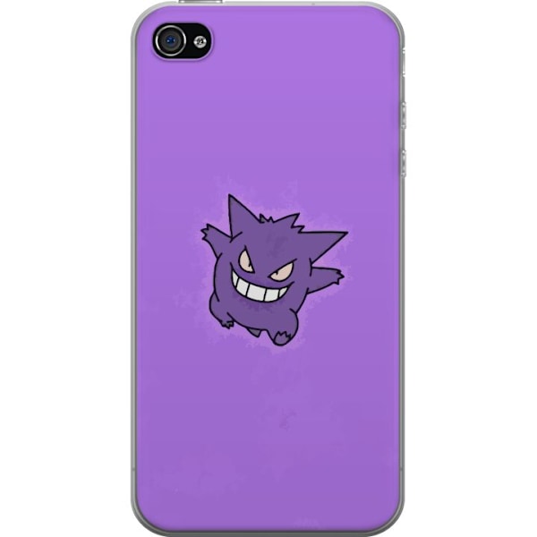 Apple iPhone 4 Läpinäkyvä kuori Gengar