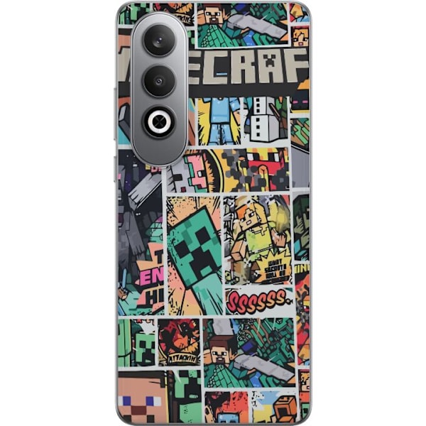 OnePlus Nord CE4 Läpinäkyvä kuori Minecraft Taide