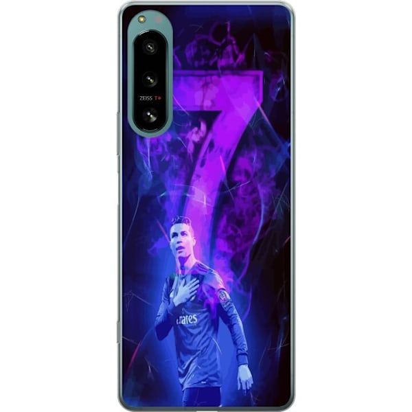 Sony Xperia 5 IV Läpinäkyvä kuori Ronaldo 7 - Jalkapalloleg