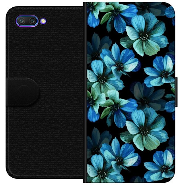Honor 10 Tegnebogsetui Blomster