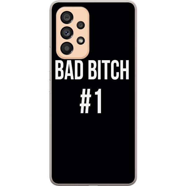 Samsung Galaxy A53 5G Genomskinligt Skal Bad Bitch #1
