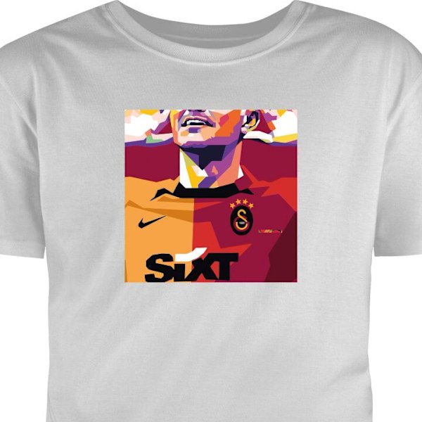 Barn-T-shirt | Bekväm T-shirt för Barn Mauro Icardi grå 2-3 År