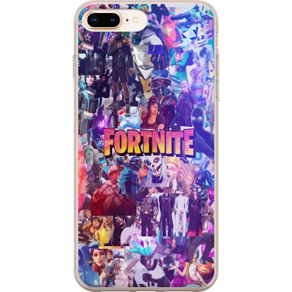 Apple iPhone 8 Plus Läpinäkyvä kuori Fortnite