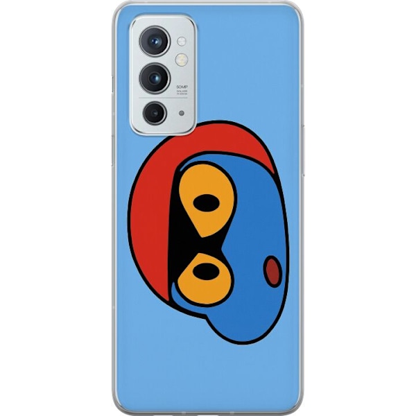 OnePlus 9RT 5G Läpinäkyvä kuori Bold Bot Head