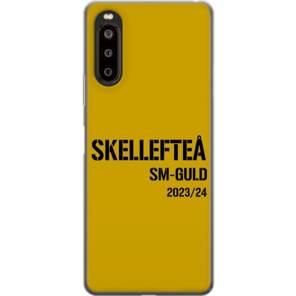 Sony Xperia 10 II Gennemsigtig cover Skellefteå SM GULD