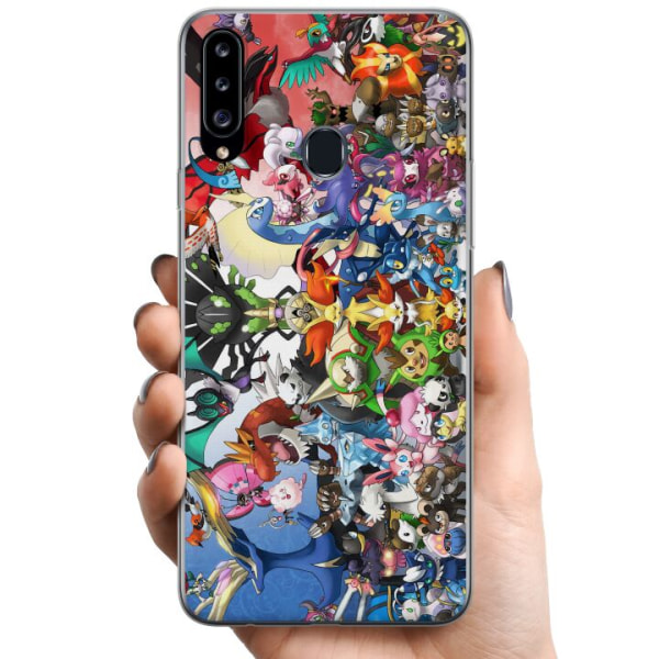 Samsung Galaxy A20s TPU Matkapuhelimen kuori Pokemon