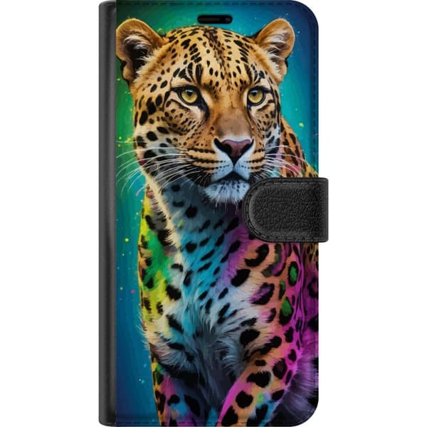 Yhteensopiva Lompakkokotelo Apple iPhone 13 Leopard
