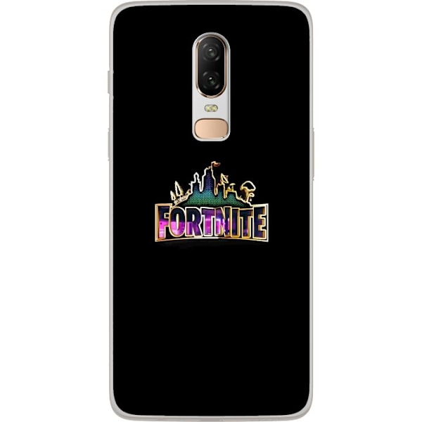 OnePlus 6 Läpinäkyvä kuori Fortnite