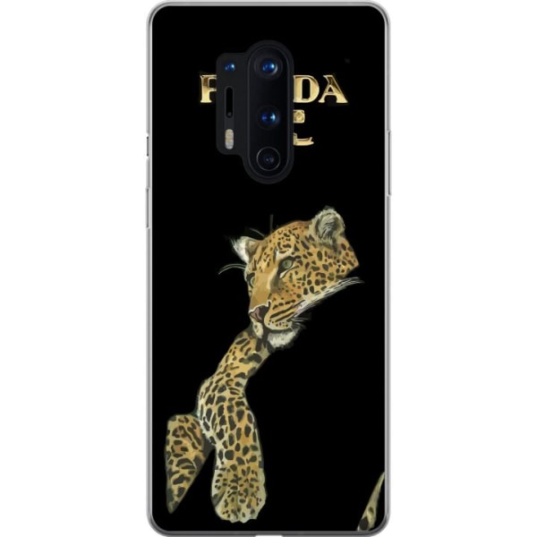 OnePlus 8 Pro Gennemsigtig cover Prada Leopard
