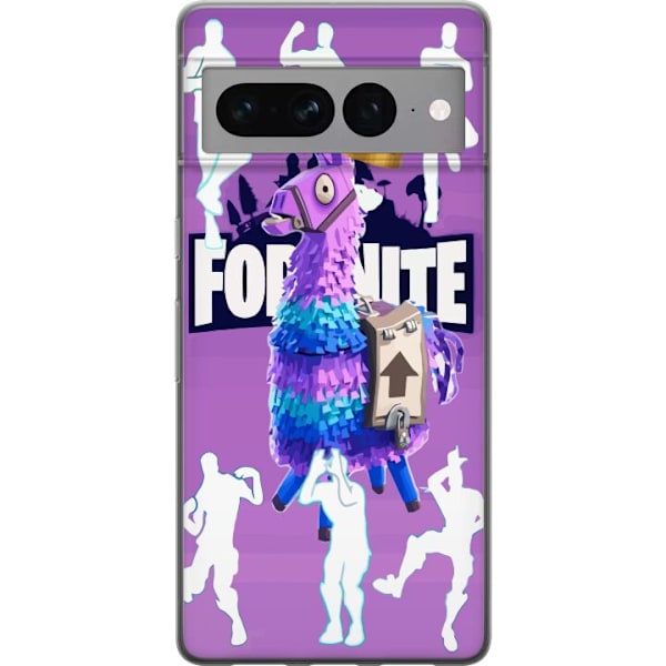 Google Pixel 7 Pro Läpinäkyvä kuori Fortnite