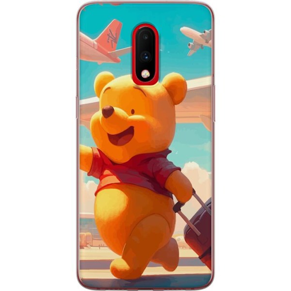 OnePlus 7 Gennemsigtig cover Nalle Puh Rejser